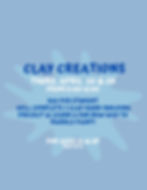Clay Creations 2day Class Age12+