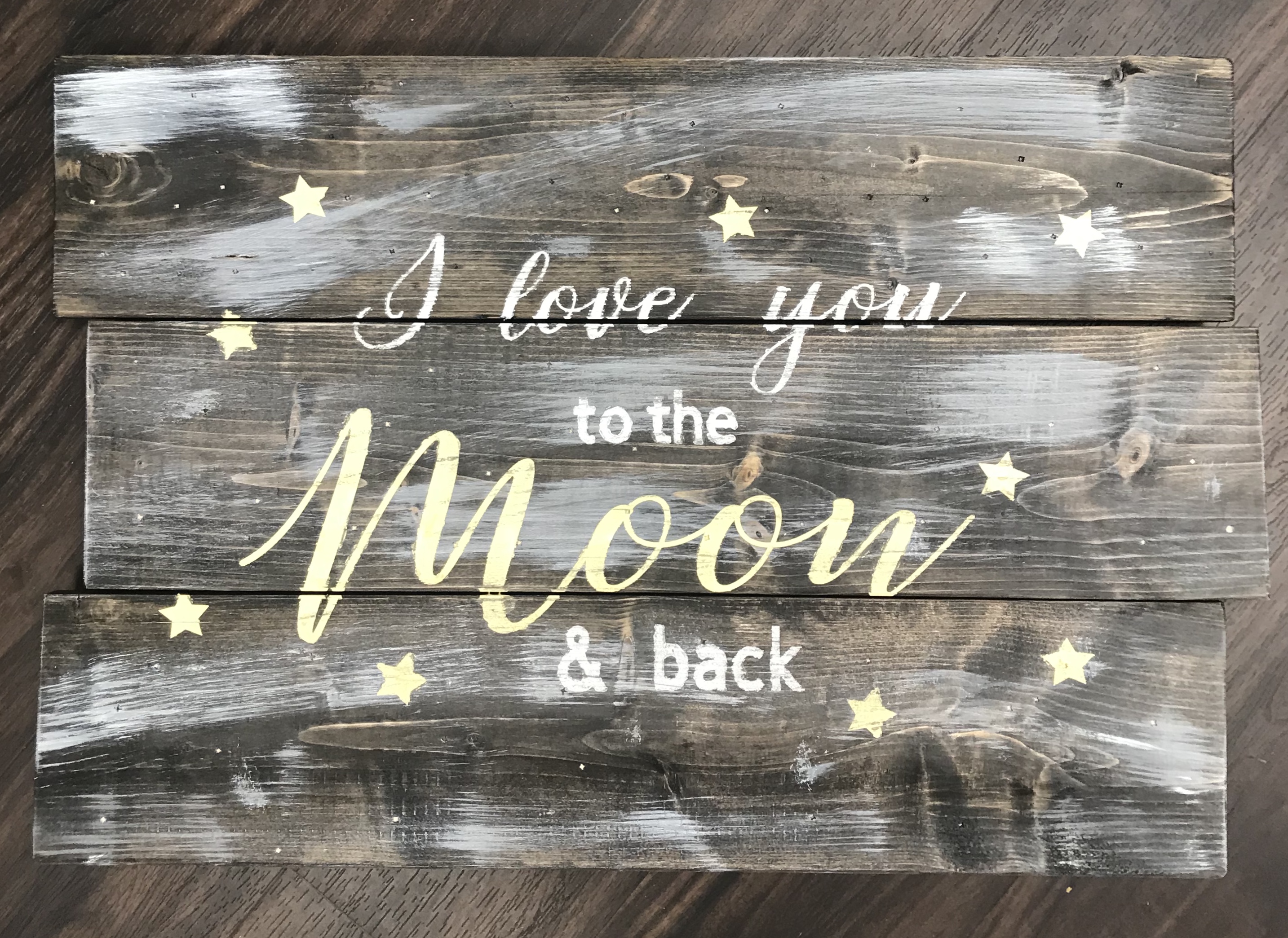 I love you to the moon & back