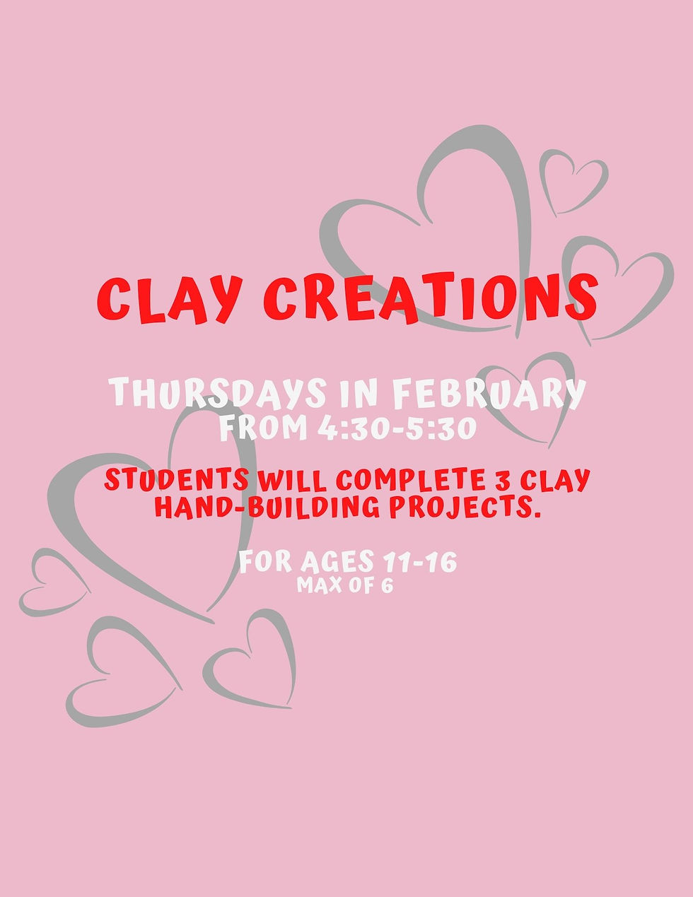 Clay Creations Age 11-16