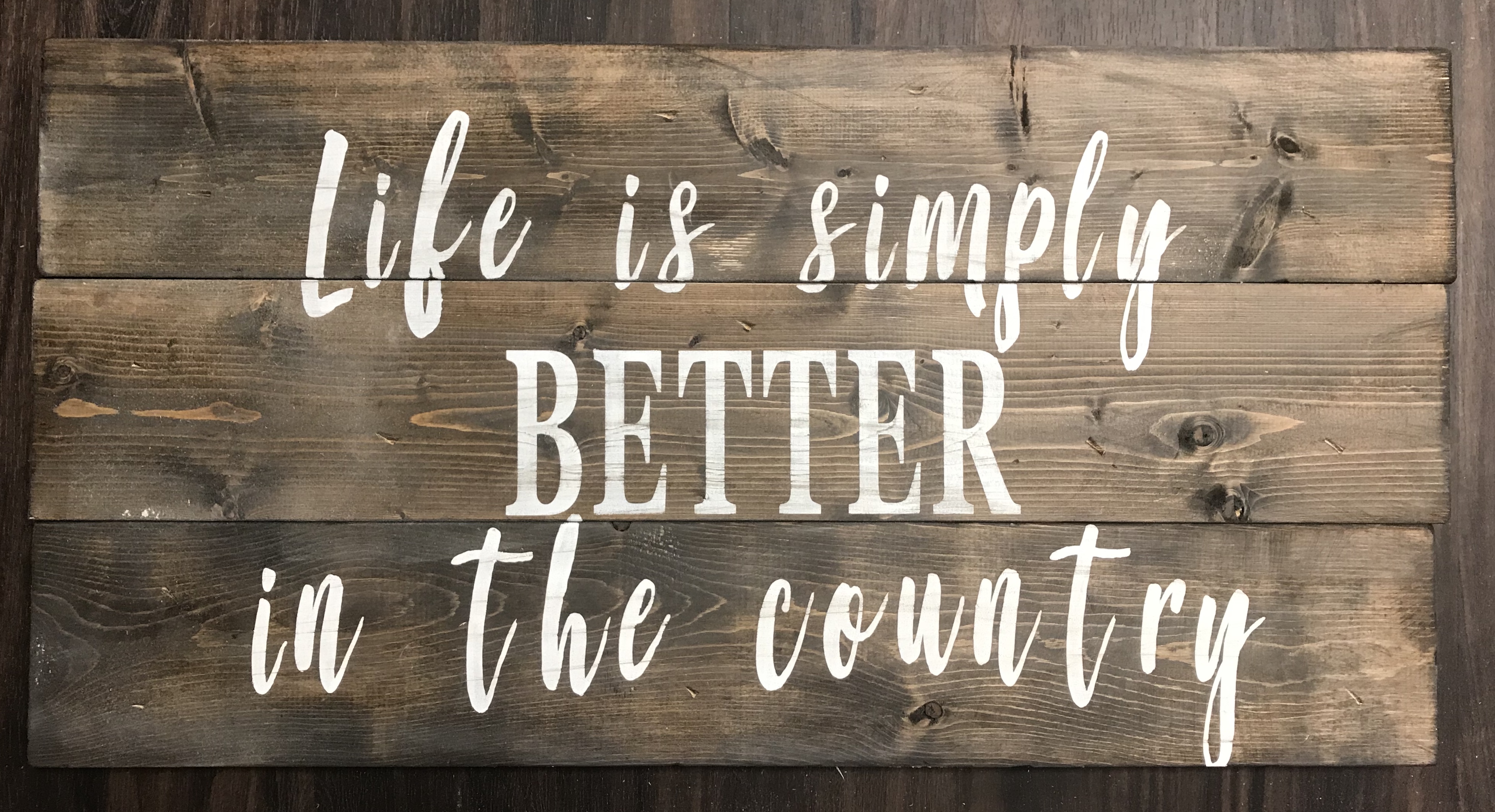 Life is simply better in the country