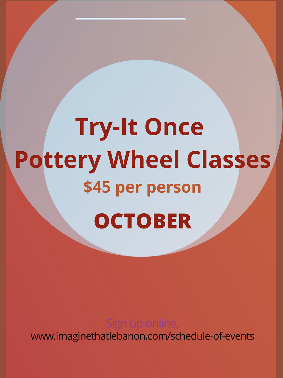 Try-it Pottery Wheel: October