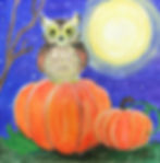 Owl & Pumpkin