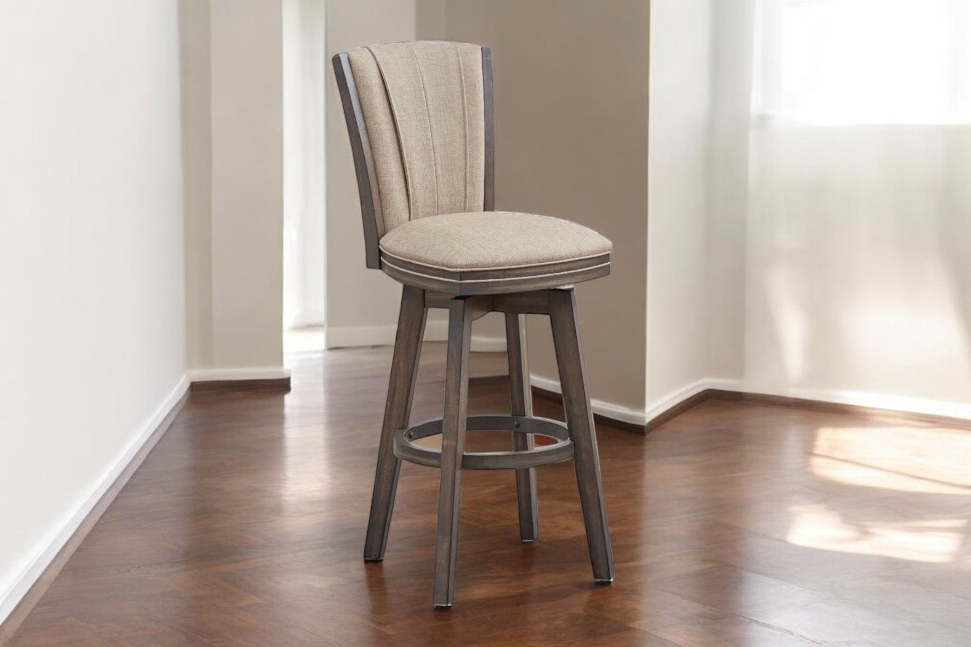 Banco giratorio para bar color Gris Ladera