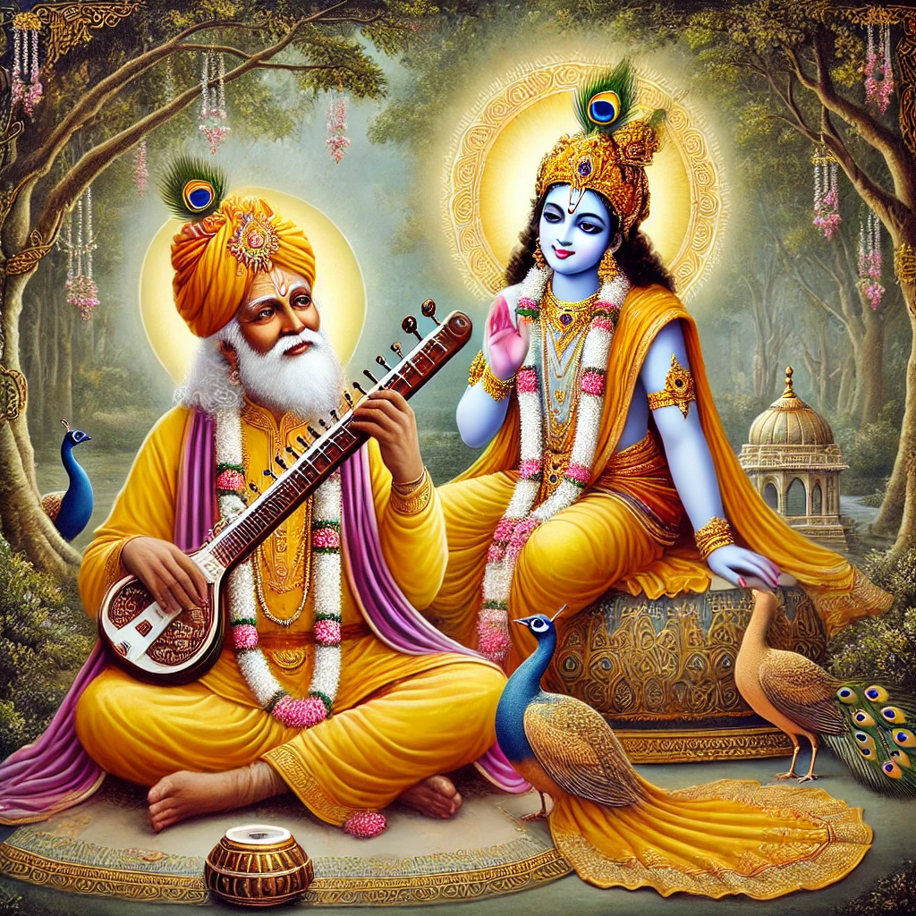 Swami Haridas and Shri Krishana