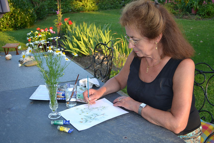 Botanique - l'artiste au travail