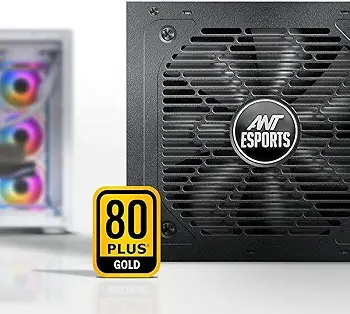 Thumbnail: Ant Esports FG750 Watt 80 Plus Gold Power supply SMPS

