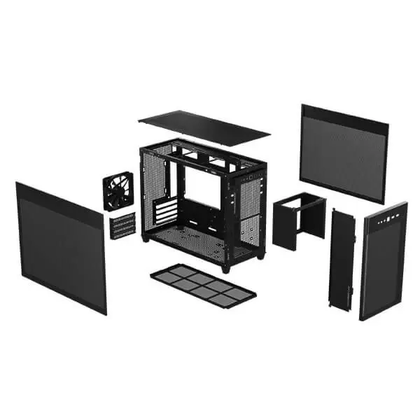 Thumbnail: Asus Prime AP201 Micro Atx Mini Tower Cabinet Black (PRIME-AP201-BLACK)