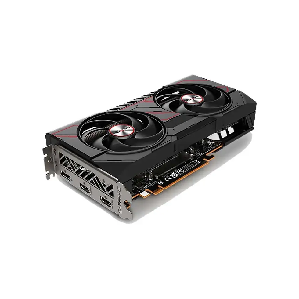 Thumbnail: Sapphire Pulse Radeon RX 9060 XT 16GB GDDR6 Graphics Card (11350-03-20G)

