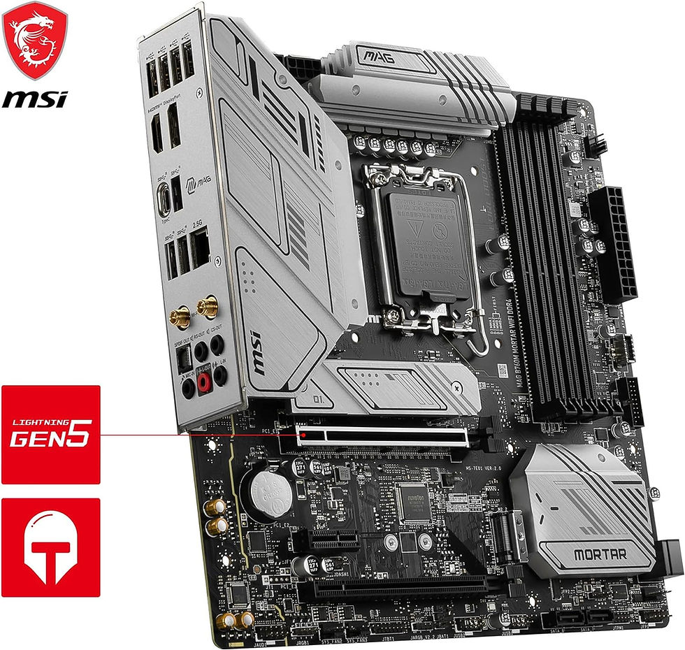 Thumbnail: MSI MAG B760M Mortar WiFi DDR4 Gaming Motherboard

