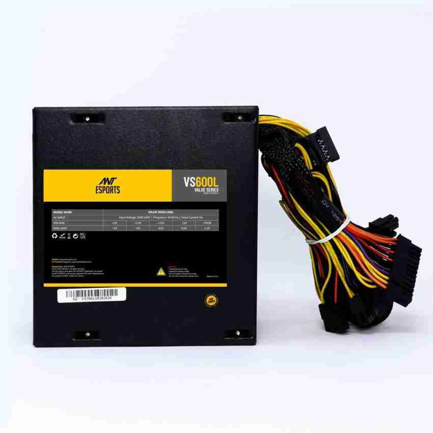 Thumbnail: Ant Esports VS600L Non-Modular High Efficiency Gaming Power Supply/PSU

