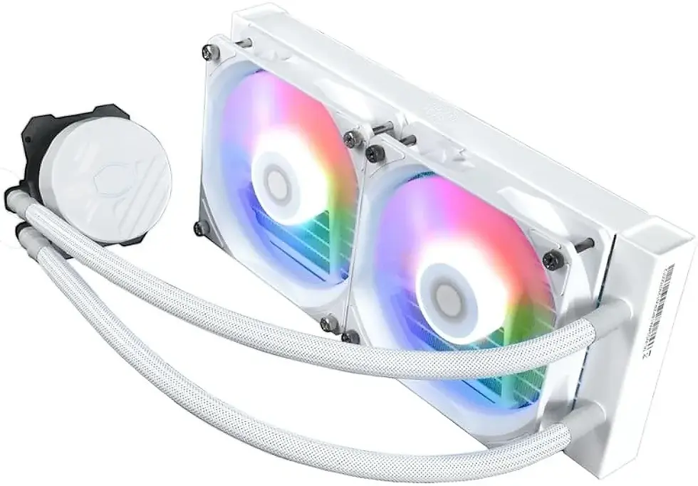 Thumbnail: Cooler Master ML240L Core ARGB CPU Liquid Cooler - White

