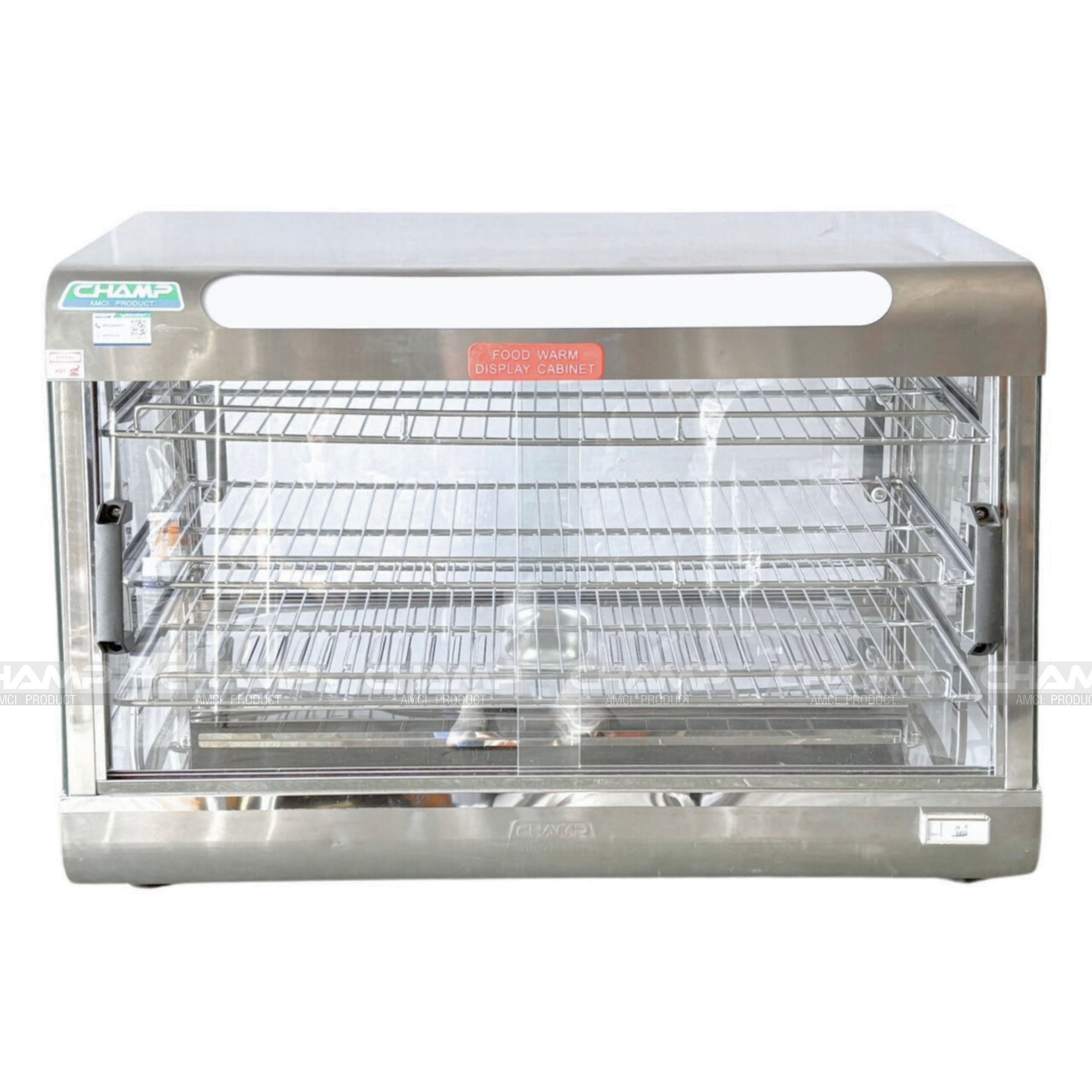 ตู้โชว์อุ่นอาหารสเตนเลส CHAMP รุ่น C-BWS-920A