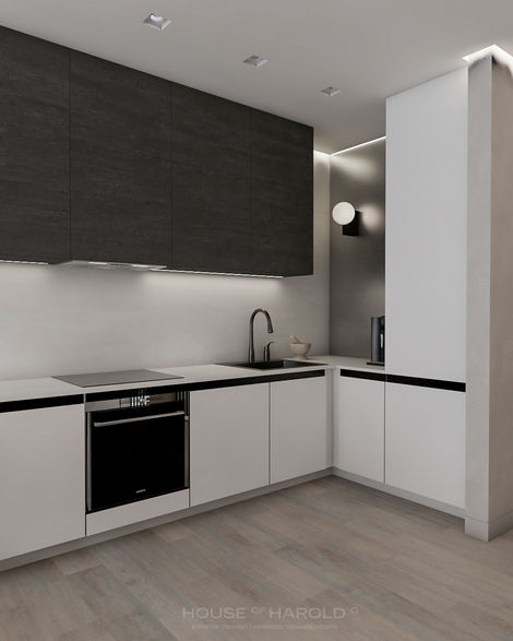 projekt wnętrza mieszkanie minimalistyczne wrocław angel wings