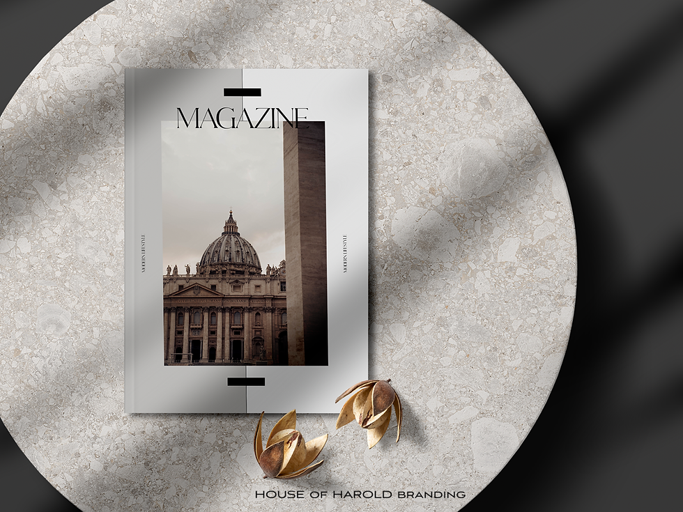 Miniatura: MOCKUP SET - Magazine scene creator vol.1