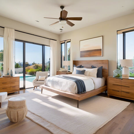 California Coastal _ Modern Organic brentwood staged bedroom.jpg