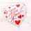 縮圖：鋁膜氣球/氦氣球/情人/18寸心形 - you are loved！紅心白色
