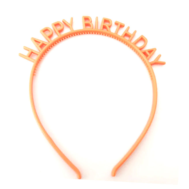 縮圖：派對用品の影相道具 - 派對頭飾 果色 Happy Birthday 字母髮箍