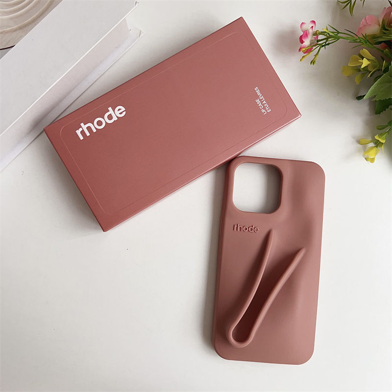 Thumbnail: New Rhode DIY Lipstick Soft Silicone Case for iPhone