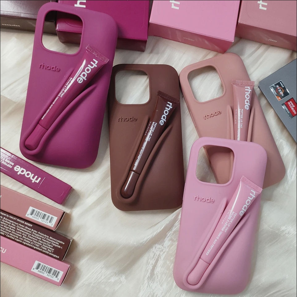 Thumbnail: New Rhode DIY Lipstick Soft Silicone Case for iPhone