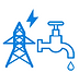 aeSolutions utilities icon blue