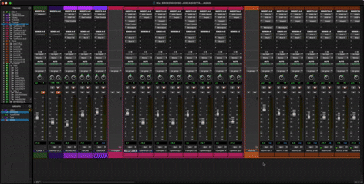 a very blurry gif of my track list for Broken House