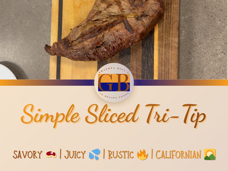 Simple Sliced Tri-Tip