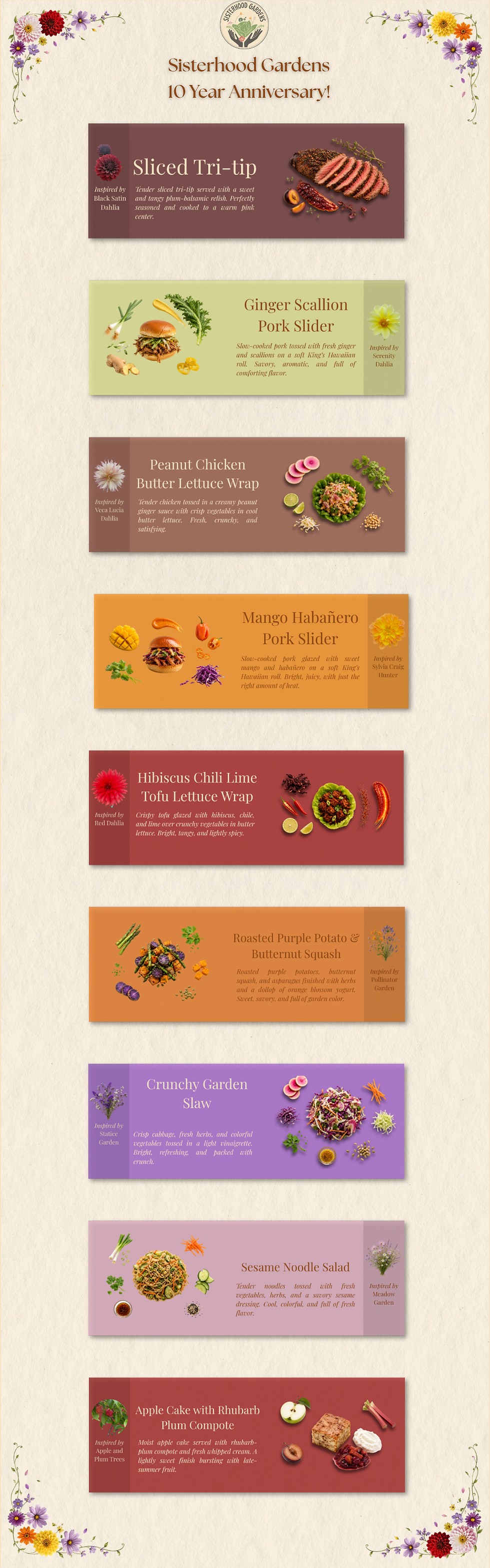 Cooking With the Garden’s Colors