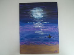 Coming home through moonlight