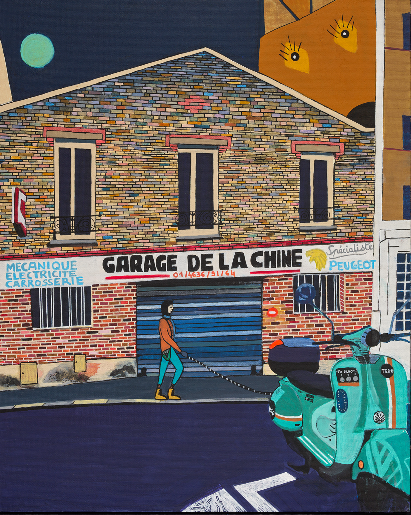 Print " Le Garage de la Chine "