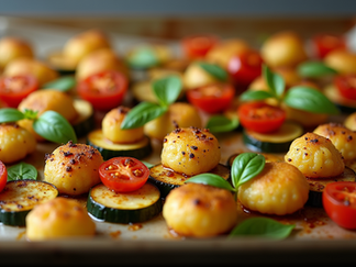 One-Pan Gnocchi with Zucchini and Cherry Tomatoes ready in 25 Minutes
