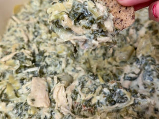 Creamy Crockpot Spinach Artichoke Chicken Recipe