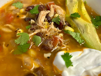 skinny chicken tortilla soup