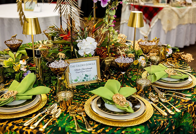 バラ売不可 hxo Design Green table Set tildsn Themed Tablescape | High Heeled Hostess
