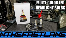 Multi Color Led Headlight Bulbs With 4 M