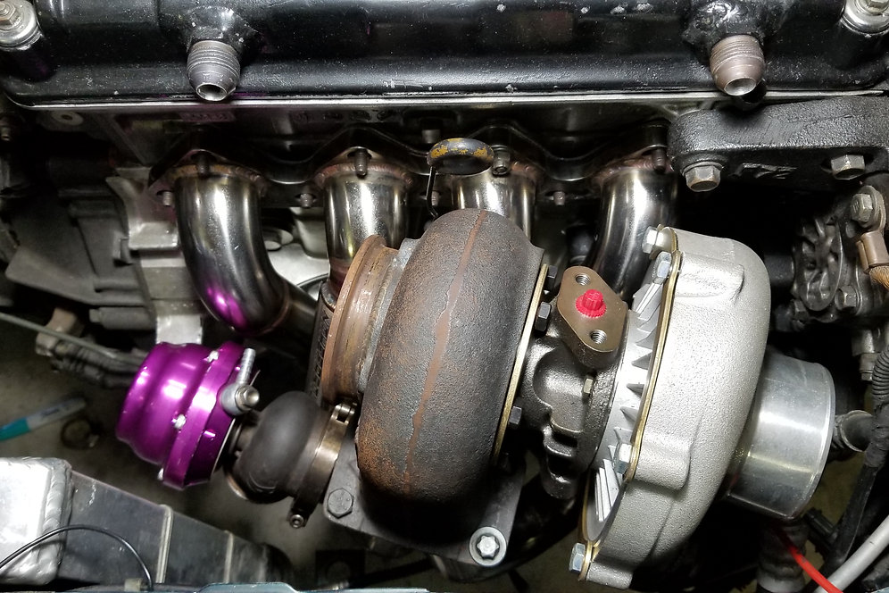 Honda Bseries Top Mount Turbo Manifold AC/PS Compatible