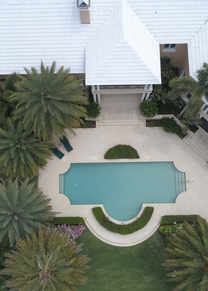 Aerial View of an Estate Home