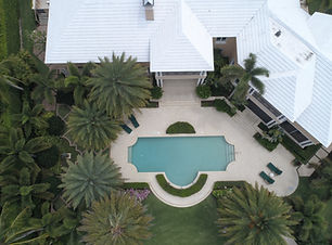 Aerial View of an Estate Home