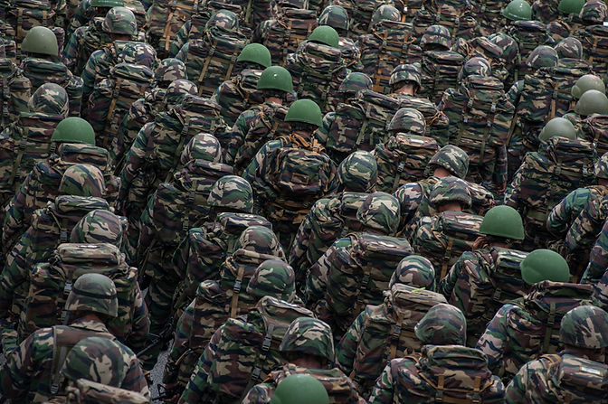 Army Soldiers At Parade