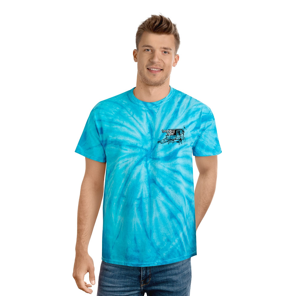 Thumbnail: Tie-Dye Tee, Cyclone- Chest Logo-Multiple Colors