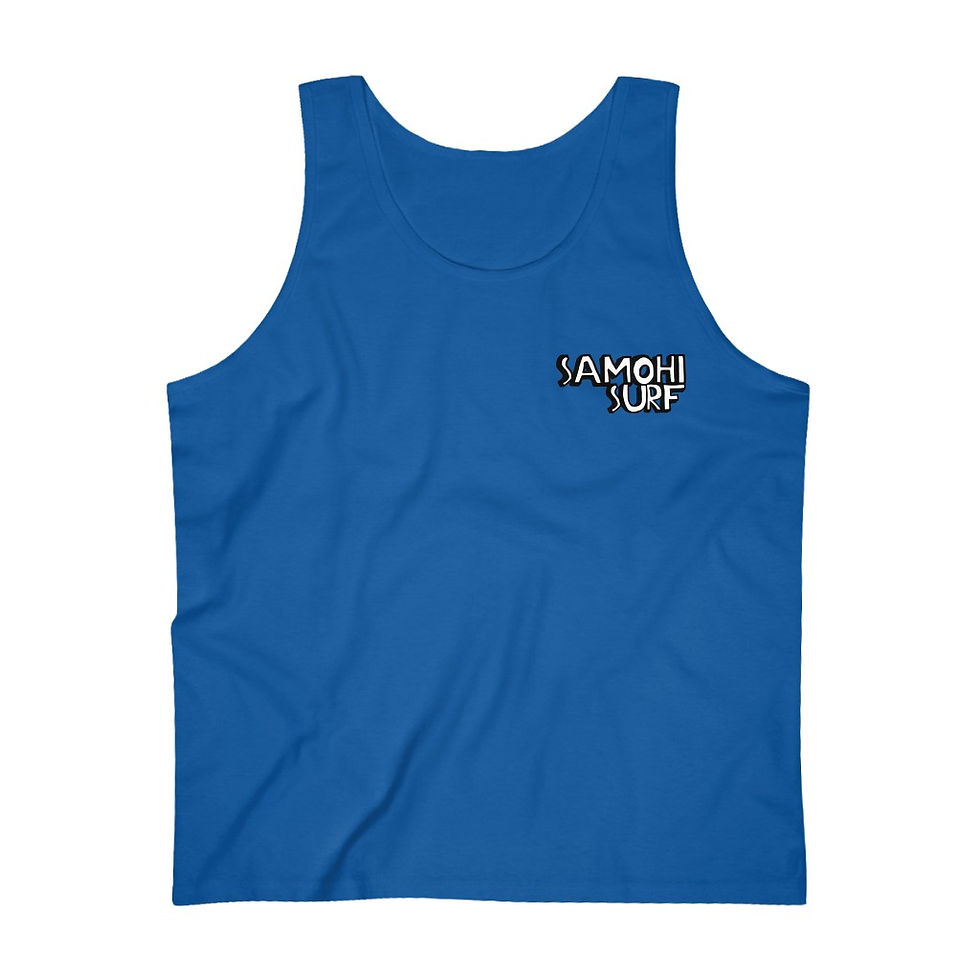 Thumbnail: Men's Ultra Cotton Tank Top- Tower 24 Logo on Back- Multiple Colors