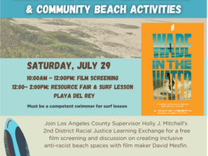 Holly Mitchell's Racial Justice Learning Exchange: Surf Lessons