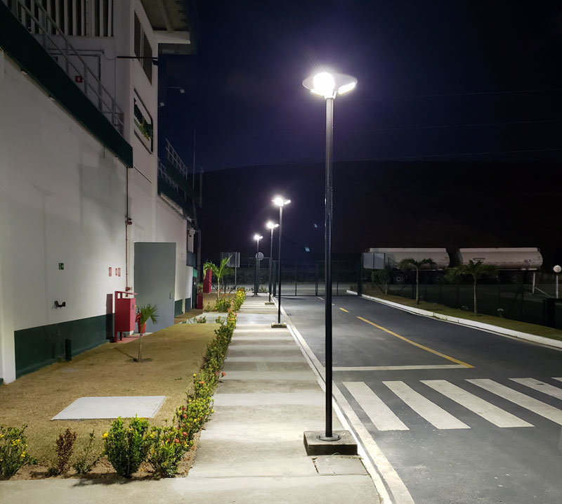 Luminárias Solares da Fotovolt iluminam a primeira Usina Biotérmica do