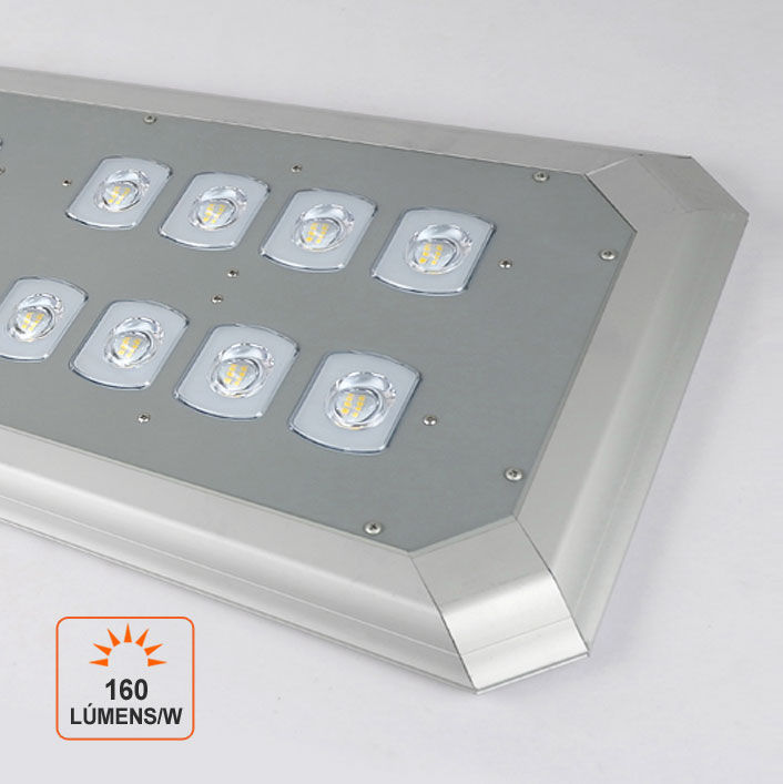 Miniatura: Luminária Solar Atlas 60 W All-in-One Leds OSRAM p/ postes 6~7 m 6.000 Lúmens