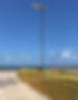 Poste Solar em passarela de Salvador com Luminária Solar da Fotovolt