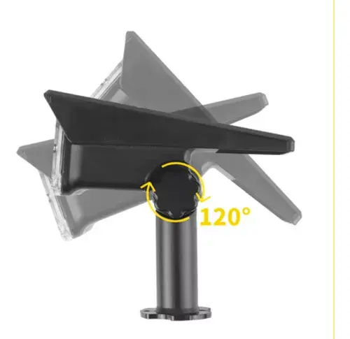 Miniatura: Kit com 4 Luminária Solar RGB Espeto 7 W para Piso, Gramado ou Parede