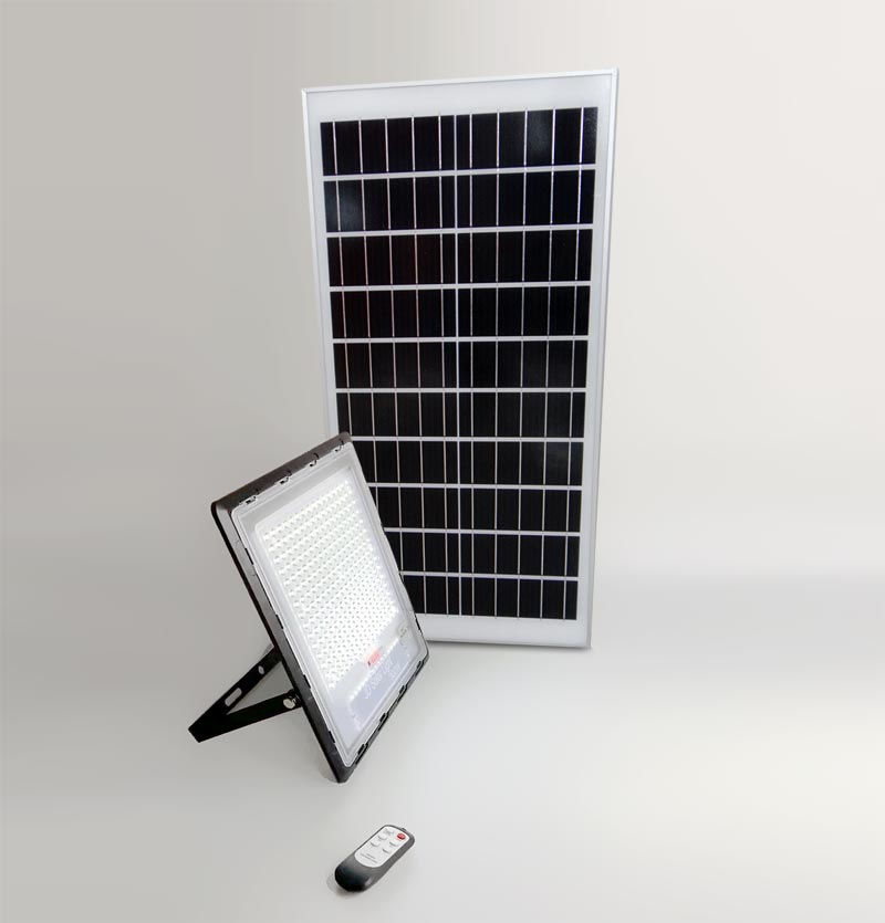 Miniatura: Refletor Solar Slim 300 W Ultra Fino com Controle