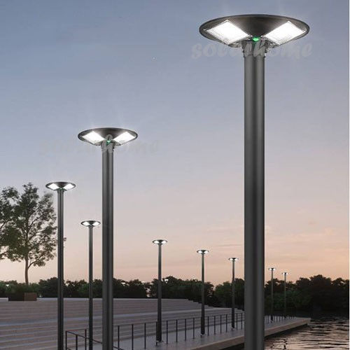 Miniatura: Luminária Solar UFO 150 W, 2000 Lúmens, p/ Postes de 2~4 m