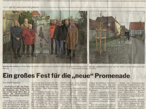 "Ein großes Fest für die 'neue' Promenade" (Die Glocke, 10.02.23)