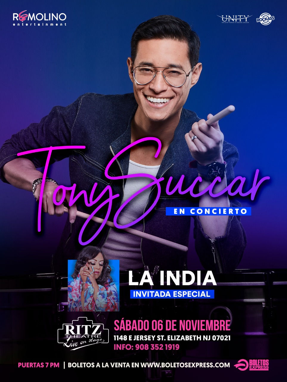 Tony Succar & La India Concert