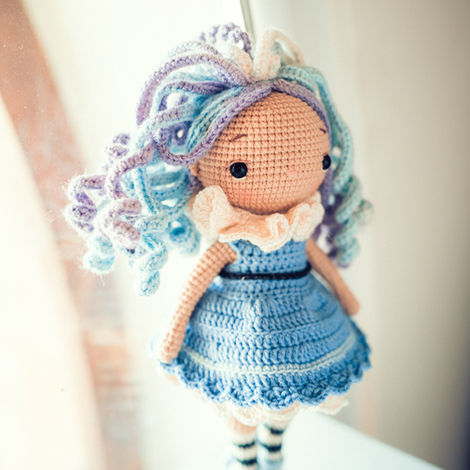 I love her hair! this doll lives in Moscow